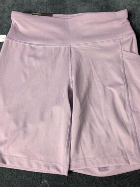 NWT! DKNY Pastel Purple High Waisted Bike Shorts Size S